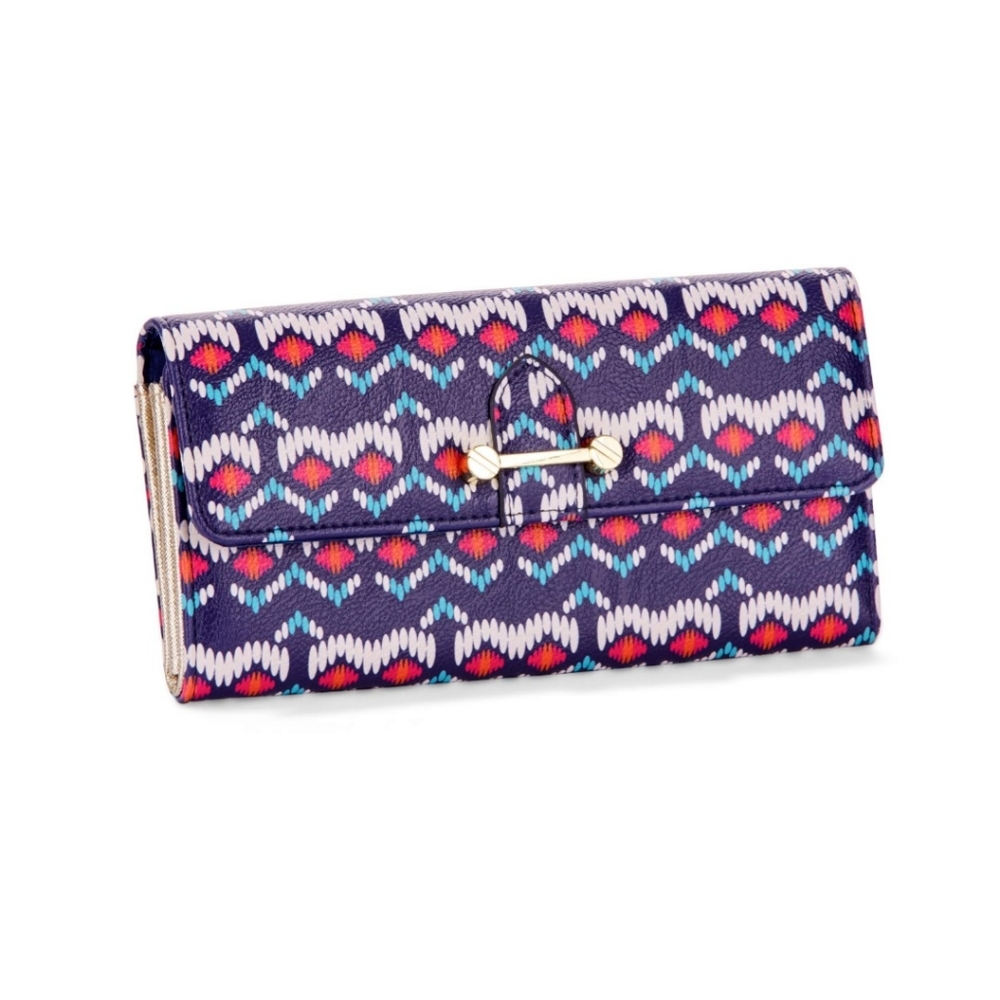 NO BOUNDARIES Nobo Wallet Tribal Print